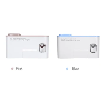 Wall-mounted UVC Ultraviolet Toothbrush Sterilizer Auto Close LED Toothbrush Holder Automatic Toothpaste Squeezer Blue Pink
Wall-mounted UVC Ultraviolet Toothbrush Sterilizer Auto Close LED Toothbrush Holder Automatic Toothpaste Squeezer Blue Pink