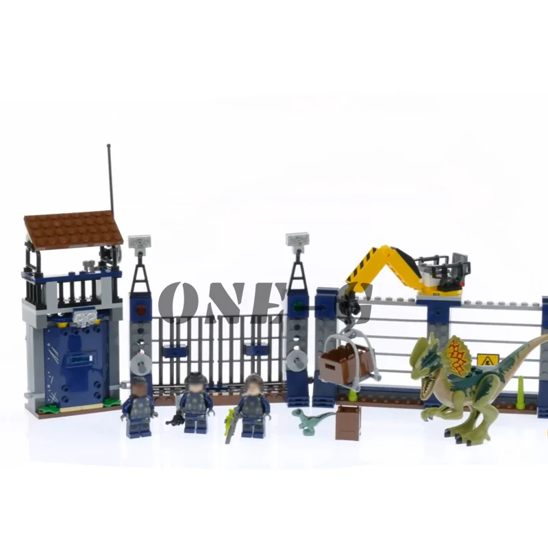 Compatible 75931 jurassic world dinosaur Building blocks SY1083 342pcs Bricks Dilophosaurus Outpost Attack toys for children
Compatible 75931 jurassic world dinosaur Building blocks SY1083 342pcs Bricks Dilophosaurus Outpost Attack toys for children