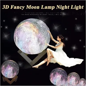 Dropship 8CM/15CM 3D Printing Starry Sky Moon Lamp USB Kids Night Lights 16 Color Change Touch and Remote Control Galaxy Lamp
Dropship 8CM/15CM 3D Printing Starry Sky Moon Lamp USB Kids Night Lights 16 Color Change Touch and Remote Control Galaxy Lamp