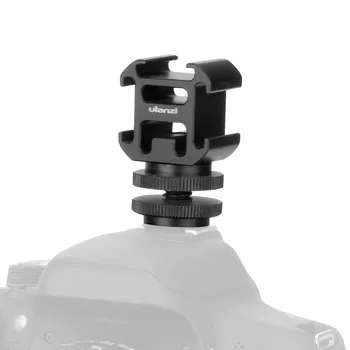 Ulanzi for Microphone Monitor LED Video Light 3 Cold Shoe On-Camera Mount Adapter Extend Port for Canon Nikon Pentax DSLR Camera
Ulanzi for Microphone Monitor LED Video Light 3 Cold Shoe On-Camera Mount Adapter Extend Port for Canon Nikon Pentax DSLR Camera
