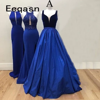 Vestido De Festa V-neck Blue Satin Prom Dress Back Open A Line Long Evening Dress 2020 Party Gown Real Pictures
Vestido De Festa V-neck Blue Satin Prom Dress Back Open A Line Long Evening Dress 2020 Party Gown Real Pictures