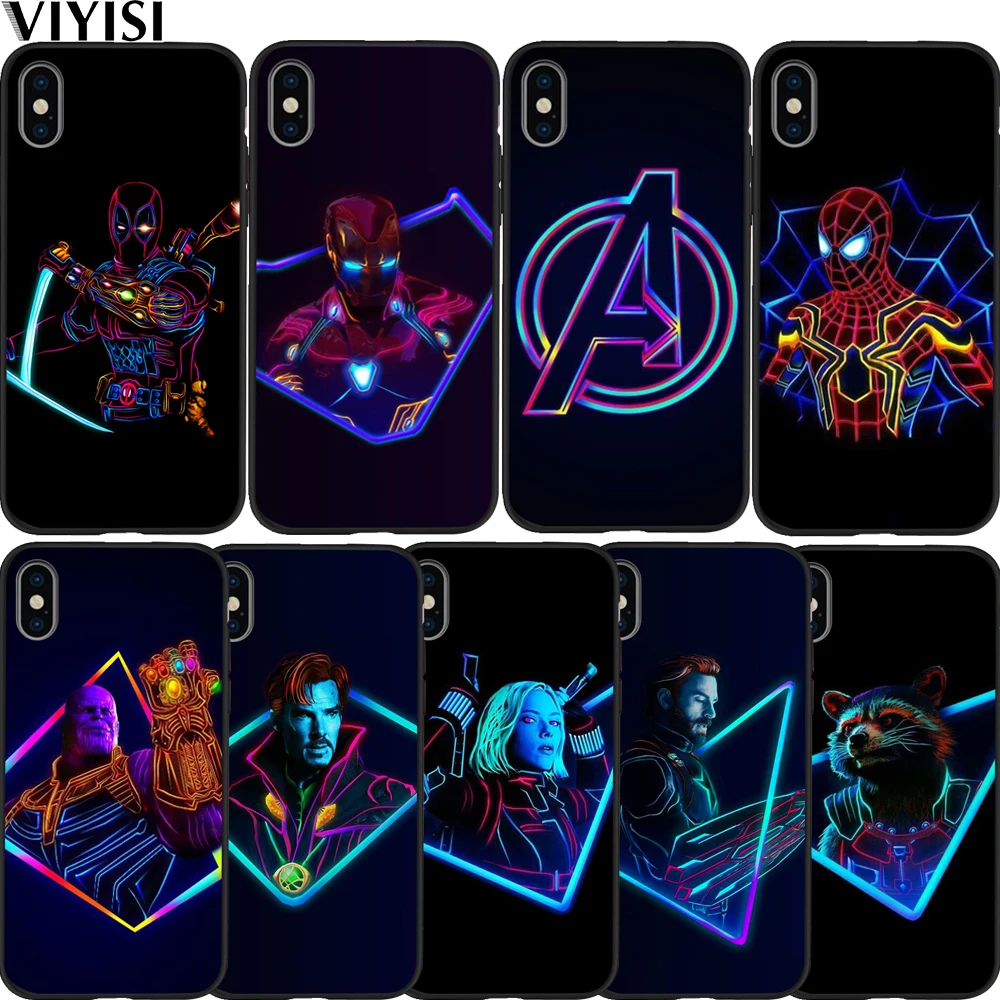 Luxury Marvel Avengers Super Heroes Deadpool Spider-Man Case For Apple iPhone X Case 7 8 6 6S Plus 5 5S SE XS MAX XR Etui Coque
Luxury Marvel Avengers Super Heroes Deadpool Spider-Man Case For Apple iPhone X Case 7 8 6 6S Plus 5 5S SE XS MAX XR Etui Coque
