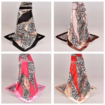 90x90cm Ethnic Leopard Striped Patchwork Women Shawl Imitation Silk Vintage Square Scarf Neckerchief Chain Print Hijab Hair Wrap
90x90cm Ethnic Leopard Striped Patchwork Women Shawl Imitation Silk Vintage Square Scarf Neckerchief Chain Print Hijab Hair Wrap