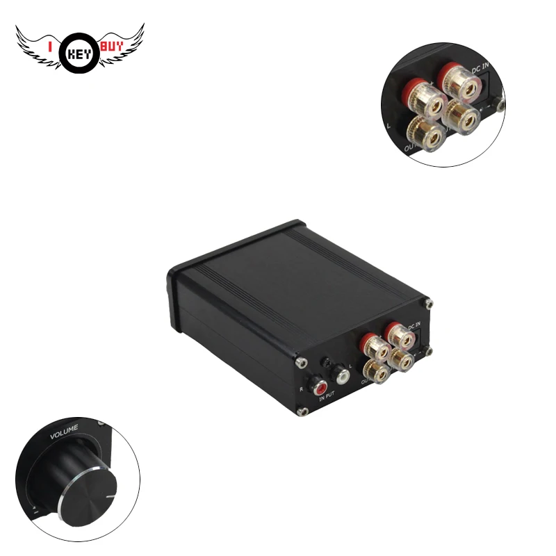 I Key Buy 2 канальный стерео аудио усилитель класса D Мини Hi Fi профессиональный