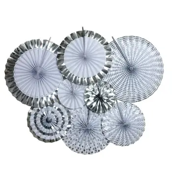 Mixed Sizes Gold/Silver Paper Fans Set Wedding Bachelorette Party Decoration Baby Showers Favors Rosettes Pinwheel Backdrop
Mixed Sizes Gold/Silver Paper Fans Set Wedding Bachelorette Party Decoration Baby Showers Favors Rosettes Pinwheel Backdrop