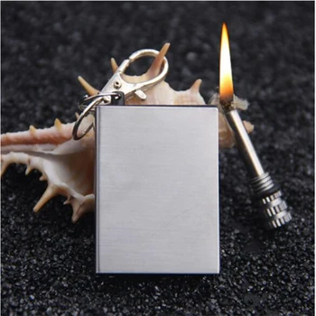 Portable Bottle Shaped Tool Flint Fire Starter Matches Lighter Kit Cigarette Smoking Lighter for Outdoor NO OIL Gift
Portable Bottle Shaped Tool Flint Fire Starter Matches Lighter Kit Cigarette Smoking Lighter for Outdoor NO OIL Gift