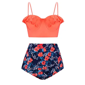 NAKIAEOI 2019 New Bikinis Women Swimsuits High Waist Bathing Suit Swimwear Push Up Bikinis Set Vintage Beach Wear Plus Size 4XL
NAKIAEOI 2019 New Bikinis Women Swimsuits High Waist Bathing Suit Swimwear Push Up Bikinis Set Vintage Beach Wear Plus Size 4XL