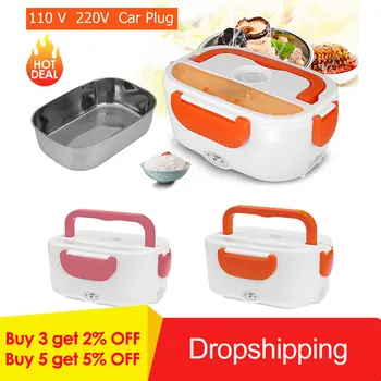 Lunch Box Food Container Portable Electric Heating Food Warmer Heater Rice Container Dinnerware Sets Container for Home Office 
Lunch Box Food Container Portable Electric Heating Food Warmer Heater Rice Container Dinnerware Sets Container for Home Office
