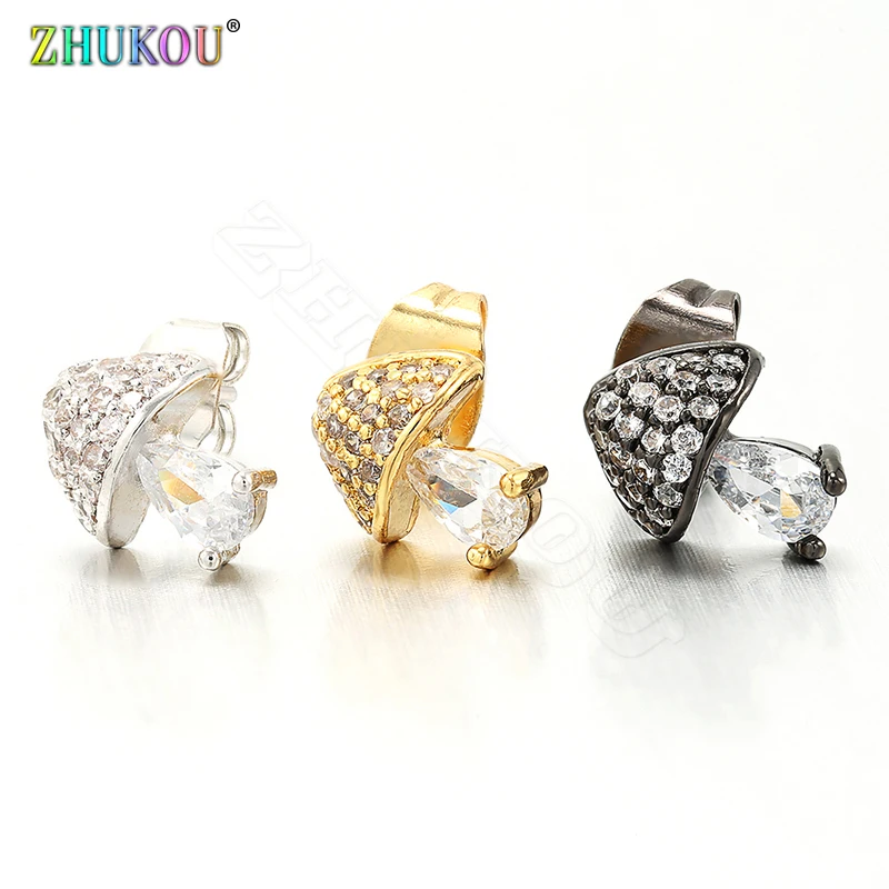 ZHUKOU A Pair of 7x9mm Cute Mushroom Stud Earrings Sparkling Plant Earring for Women and Girls Small Fairy Earrings model:VE47
ZHUKOU A Pair of 7x9mm Cute Mushroom Stud Earrings Sparkling Plant Earring for Women and Girls Small Fairy Earrings model:VE47
