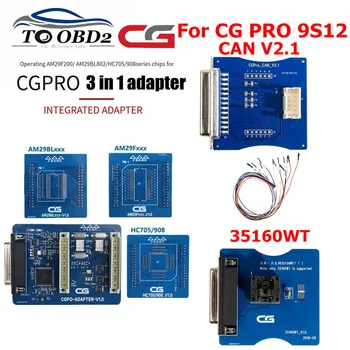 High quality Original CAN V2.1 35160WT Adapter HC705/908 AM29FXXX AM29BlXXX 3 IN 1 Adapter For CG PRO 9S12 Programmer
High quality Original CAN V2.1 35160WT Adapter HC705/908 AM29FXXX AM29BlXXX 3 IN 1 Adapter For CG PRO 9S12 Programmer