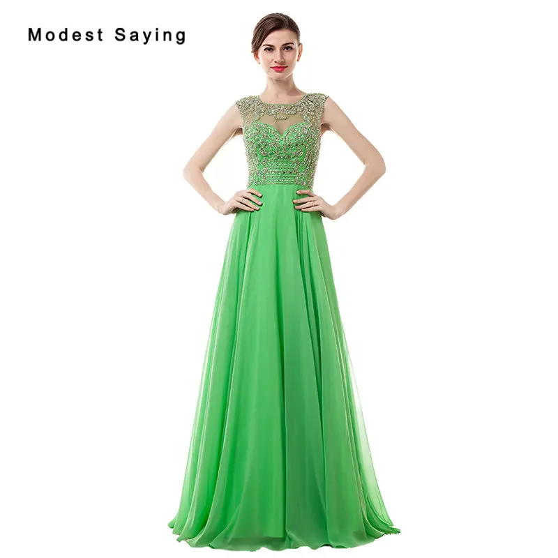 Роскошное сексуальное прозрачное зеленое вечернее платье трапециевидной формы