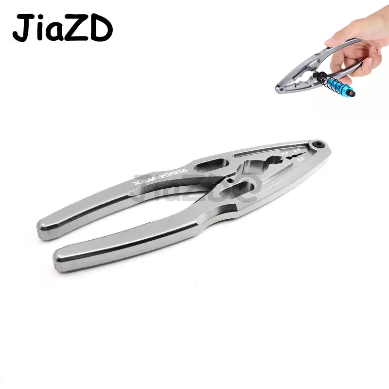1PCS Aluminum Universal RC Shock Clamp Shaft Pliers Shock Absorber Assembly Disassembly Tool for 1/10 1/8 RC Car Crawler
1PCS Aluminum Universal RC Shock Clamp Shaft Pliers Shock Absorber Assembly Disassembly Tool for 1/10 1/8 RC Car Crawler