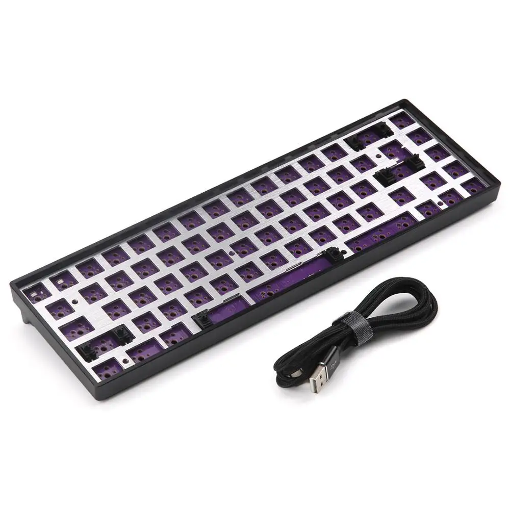 DZ65 RGB Горячая замена DIY комплект без колпачков для настройки механической