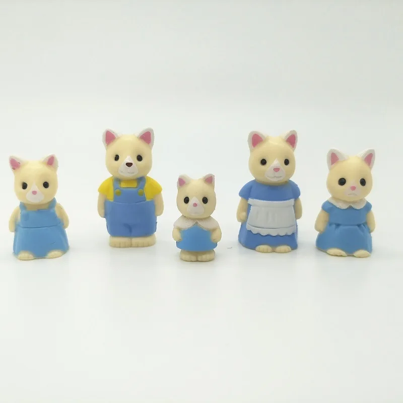 mini rubber Sylvanian Family Cat family Figures Anime Cartoon figures dolls Toys Child Toys gift
mini rubber Sylvanian Family Cat family Figures Anime Cartoon figures dolls Toys Child Toys gift