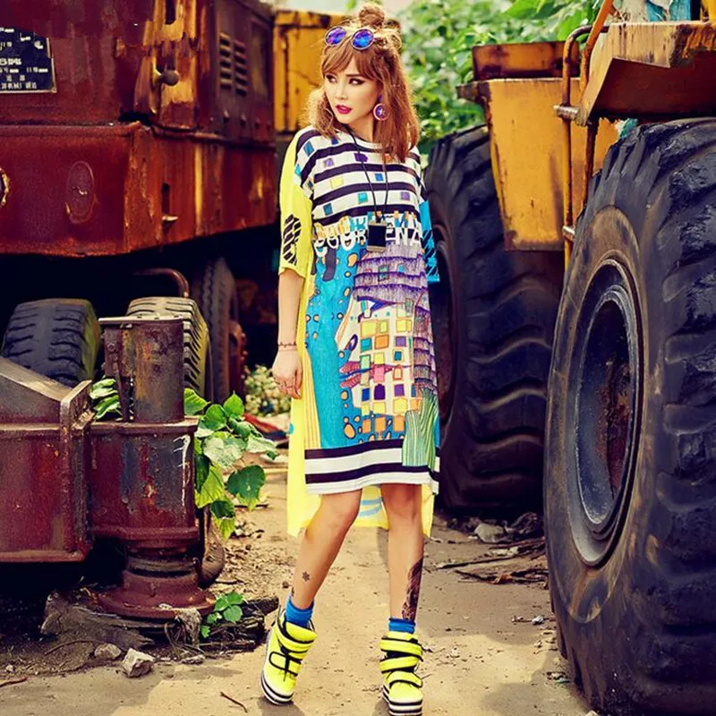11 Colors 2019 New Vestidos T Shirt Dress Cotton Yellow Printed Sexy Dance Clothes Loose Casual Summer Long Women Dresses
11 Colors 2019 New Vestidos T Shirt Dress Cotton Yellow Printed Sexy Dance Clothes Loose Casual Summer Long Women Dresses