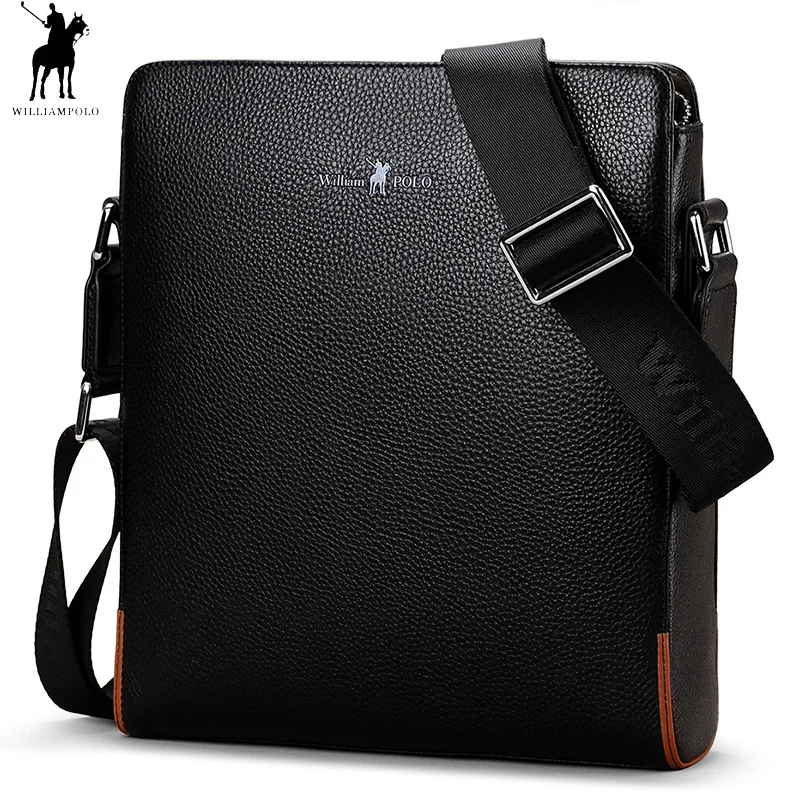 WilliamPolo Brand Genuine Leather Crossbody Bag Men Slim Male Shoulder Bag Business Travel iPad Bag Men Messenger Bags PL009D
WilliamPolo Brand Genuine Leather Crossbody Bag Men Slim Male Shoulder Bag Business Travel iPad Bag Men Messenger Bags PL009D