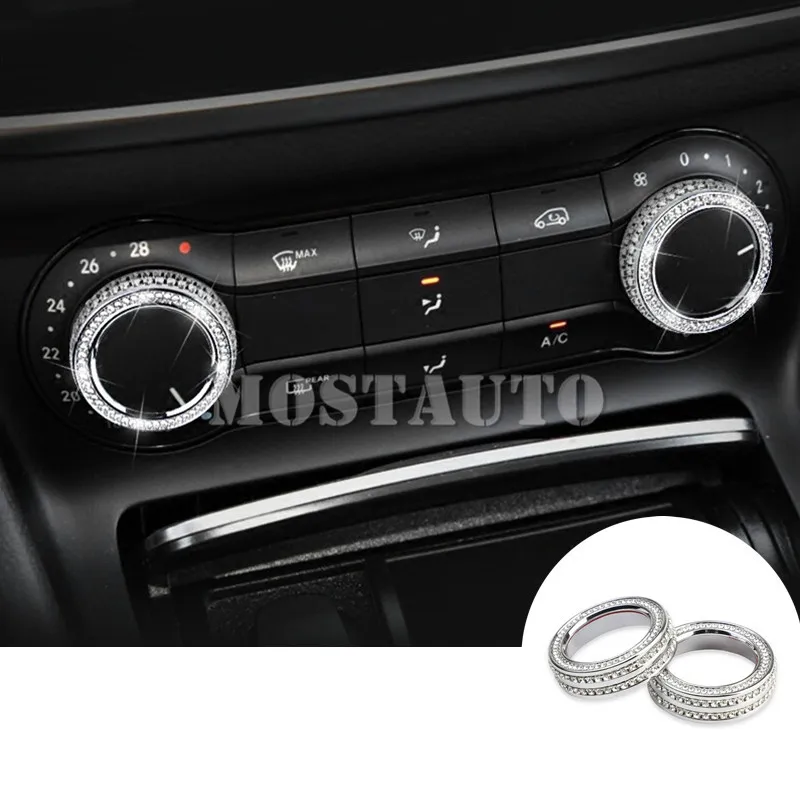 For Benz CLA C117 W117 Rhinestone Style Console Air Condition Knob Trim Cover 2013-2018 2pcs
For Benz CLA C117 W117 Rhinestone Style Console Air Condition Knob Trim Cover 2013-2018 2pcs