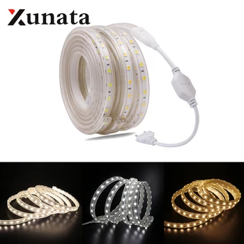 220V High Quality 5050 LED Strip Waterproof Natural White 4000K Warm White 60 LEDS/m LED Light With EU Plug No Lead 1m~100
220V High Quality 5050 LED Strip Waterproof Natural White 4000K Warm White 60 LEDS/m LED Light With EU Plug No Lead 1m~100