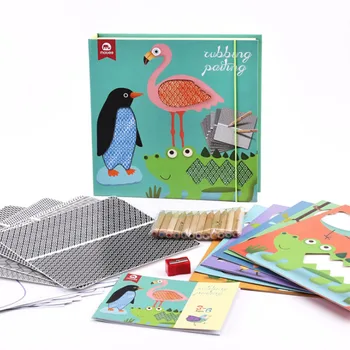 Children's creative DIY manual rubbing painting gift box painting set template children's educational toys
Children's creative DIY manual rubbing painting gift box painting set template children's educational toys