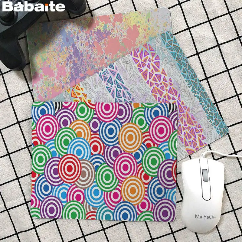 Babaite New Designs Pop Art Pattern Silicone Pad to Mouse Game Smooth Writing Desktops Mate gaming mouse pad | Компьютеры и офис