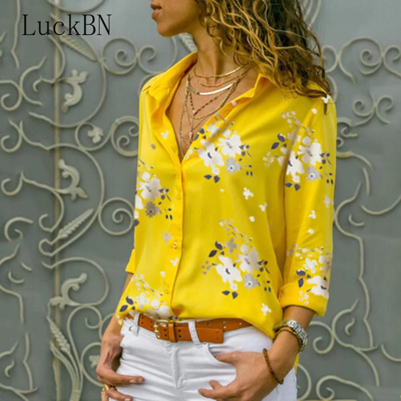 Women's Clothing Shirt 2019 Summer Floral Love Print Long Sleeve V-neck Shirts Female Top Blouses Chemisier White Blusas Blue
Women's Clothing Shirt 2019 Summer Floral Love Print Long Sleeve V-neck Shirts Female Top Blouses Chemisier White Blusas Blue