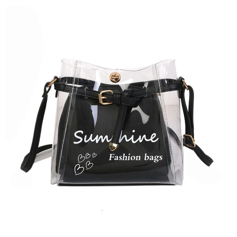 New Fashion Women Transparent Pvc Messenger Cross Body Handbag Ladies Leather Bag Shoulder Bag Purse Tote Bag
New Fashion Women Transparent Pvc Messenger Cross Body Handbag Ladies Leather Bag Shoulder Bag Purse Tote Bag