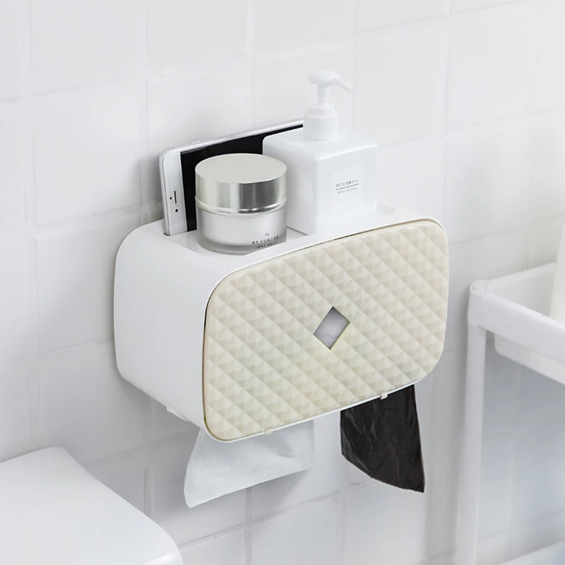 Paper roll paper punch-free multi-function hand tray toilet toilet tissue box toilet paper tray waterproof paper rack LO4202
Paper roll paper punch-free multi-function hand tray toilet toilet tissue box toilet paper tray waterproof paper rack LO4202