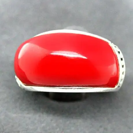 Rare real Natural Jewelry 925 Sterling Silver 10*20mm Red Coral Ring Size 7/8/9/10# wedding jewelry ring
Rare real Natural Jewelry 925 Sterling Silver 10*20mm Red Coral Ring Size 7/8/9/10# wedding jewelry ring