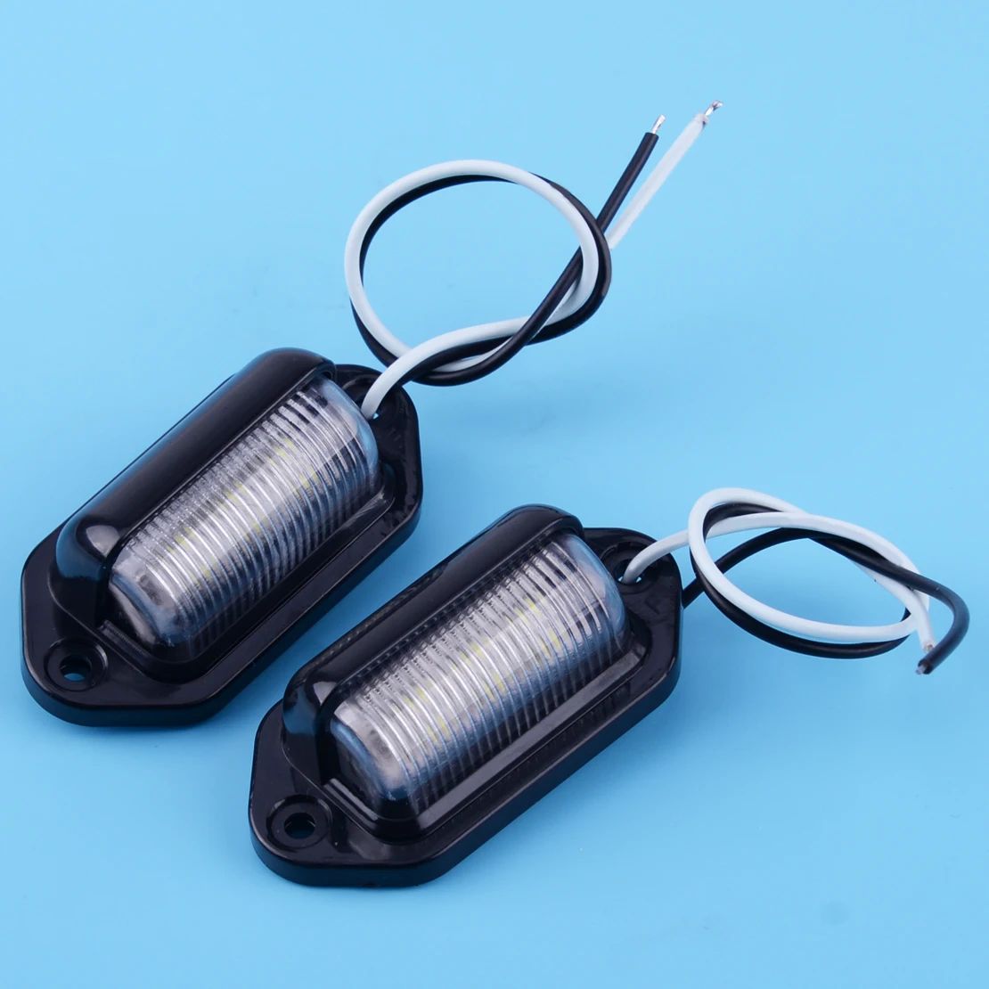 DWCX Universal 2PCS 12V 6 SMD White LED Number License Plate Light Lamp for Car Truck SUV Boat Waterproof
DWCX Universal 2PCS 12V 6 SMD White LED Number License Plate Light Lamp for Car Truck SUV Boat Waterproof