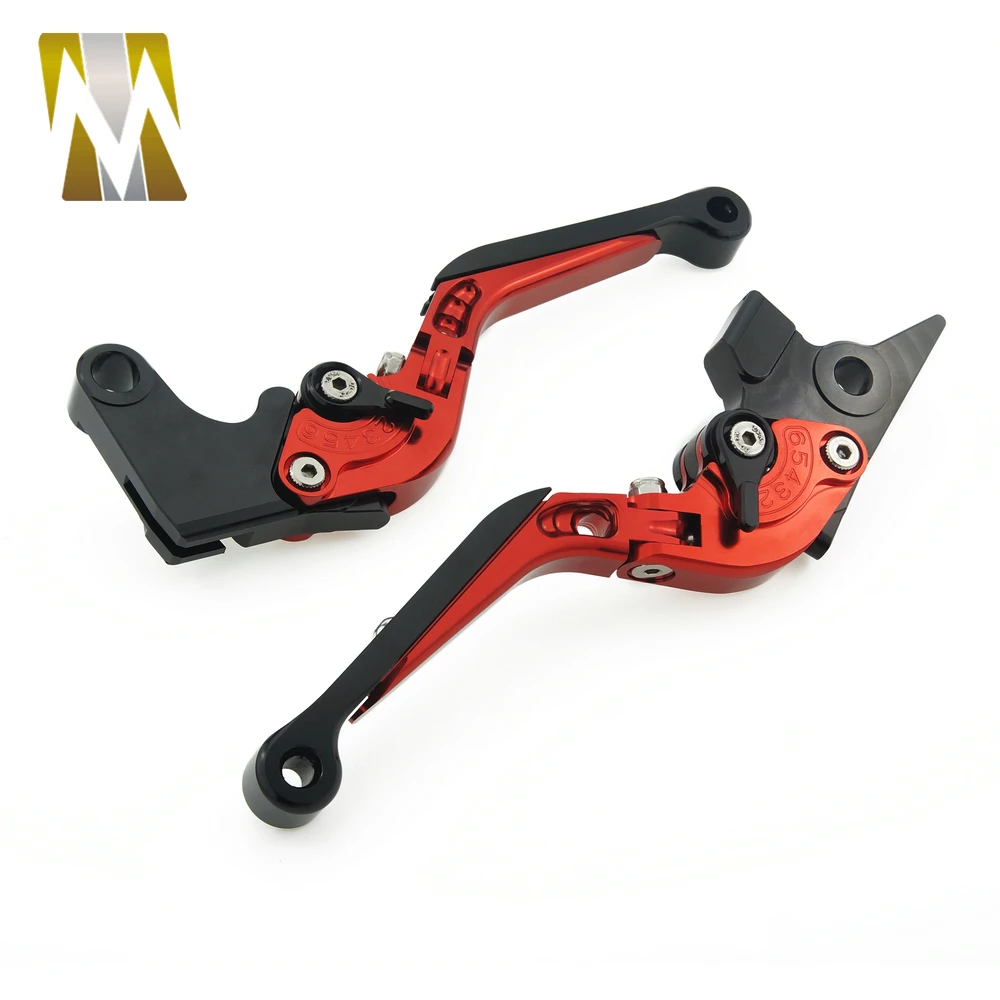 For Yamaha MT07 MT09 FZ1 FZ6 FAZER FZ6R XJ6 DIVERSION Folding Extendable Adjustable Brakes Clutch Levers CNC Aluminum (29)