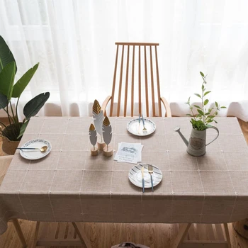 Tablecloth Cloth Restaurant Dining Tablecloth Lattice Cotton Linen Rectangular Household Coffee Table Cloth Covering Cloth
Tablecloth Cloth Restaurant Dining Tablecloth Lattice Cotton Linen Rectangular Household Coffee Table Cloth Covering Cloth