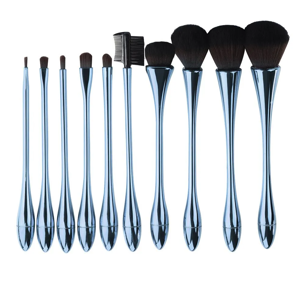 10x Makeup Brushes Set Foundation Powder Eyeshadow Eyeliner Brush Tools Makeup Brush Sets Cosmetic Brushes
10x Makeup Brushes Set Foundation Powder Eyeshadow Eyeliner Brush Tools Makeup Brush Sets Cosmetic Brushes
