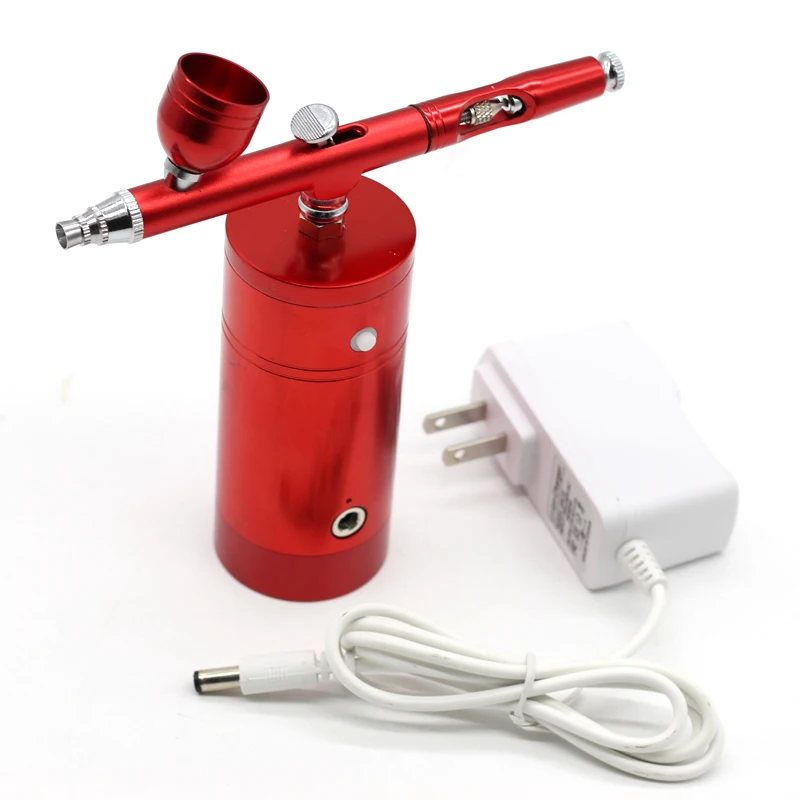

Air Brush Airbrush Compressor Kit Multi-purpose Spray Art Paint Gun with Compressor Set for Cake Tattoos Nail Tools
