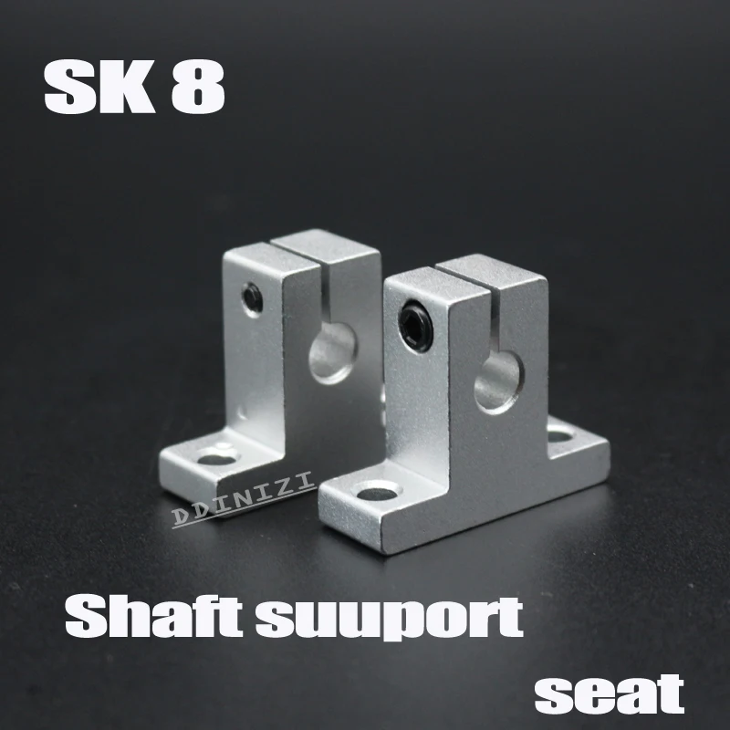 Hot Sale! 2pcs/lot Hot Sale! 2 pcs/lot SK8 SH8A 8mm linear shaft support 8mm Linear Rail Shaft Support XYZ Table CNC parts
Hot Sale! 2pcs/lot Hot Sale! 2 pcs/lot SK8 SH8A 8mm linear shaft support 8mm Linear Rail Shaft Support XYZ Table CNC parts