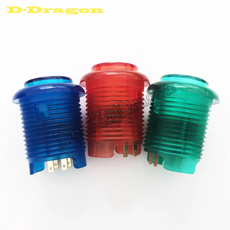 28mm Clear Clip style Illuminated LED Arcade Push Buttons with Built-In Microswitch and LED/ Arcade Button / Arcade parts
28mm Clear Clip style Illuminated LED Arcade Push Buttons with Built-In Microswitch and LED/ Arcade Button / Arcade parts