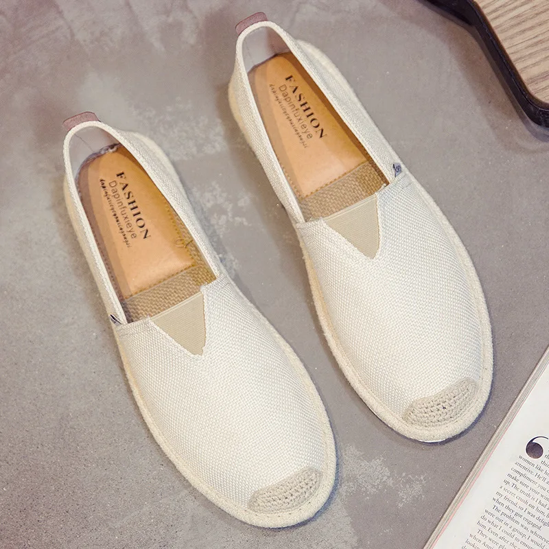 High Quality Linen Casual Men's Shoes Old Cloth Shoes Canvas Summer Leisure Flat Fisherman Driving Shoes Wicking KM687-700 E1
High Quality Linen Casual Men's Shoes Old Cloth Shoes Canvas Summer Leisure Flat Fisherman Driving Shoes Wicking KM687-700 E1