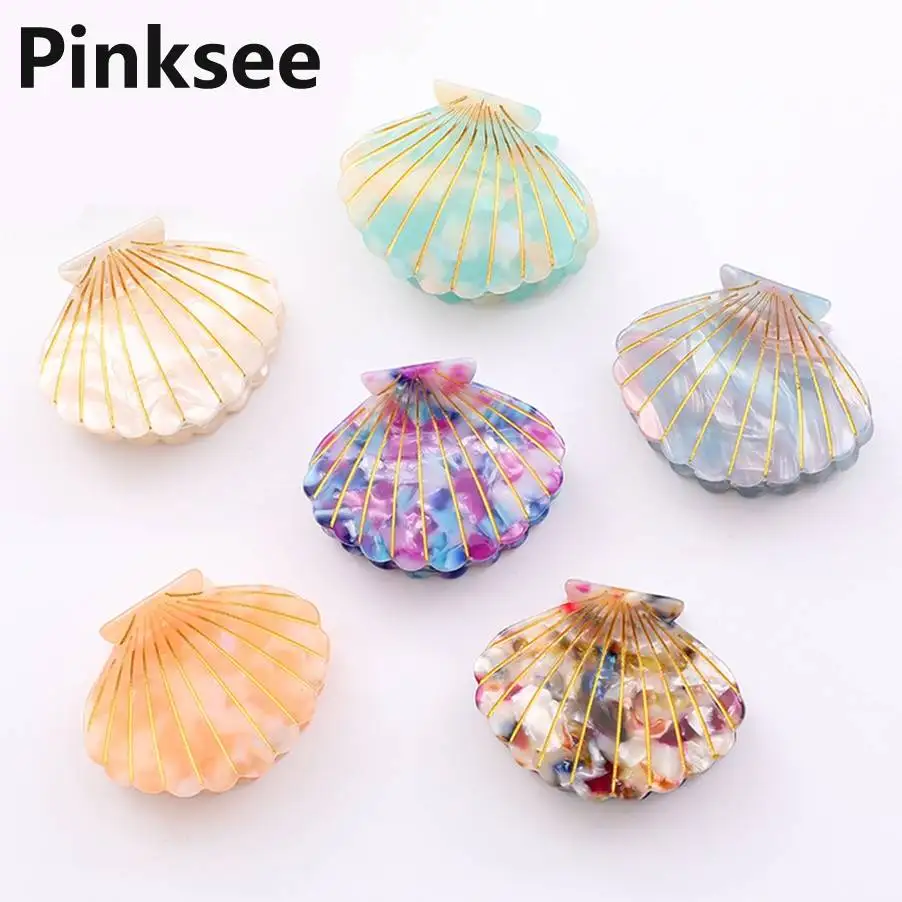 Boho Women Girls Sea Shell Hair Clip Claw Acetate Resin Grips Hairpin Hair Crab Make Up Accessories Birthday Party Gifts
Boho Women Girls Sea Shell Hair Clip Claw Acetate Resin Grips Hairpin Hair Crab Make Up Accessories Birthday Party Gifts