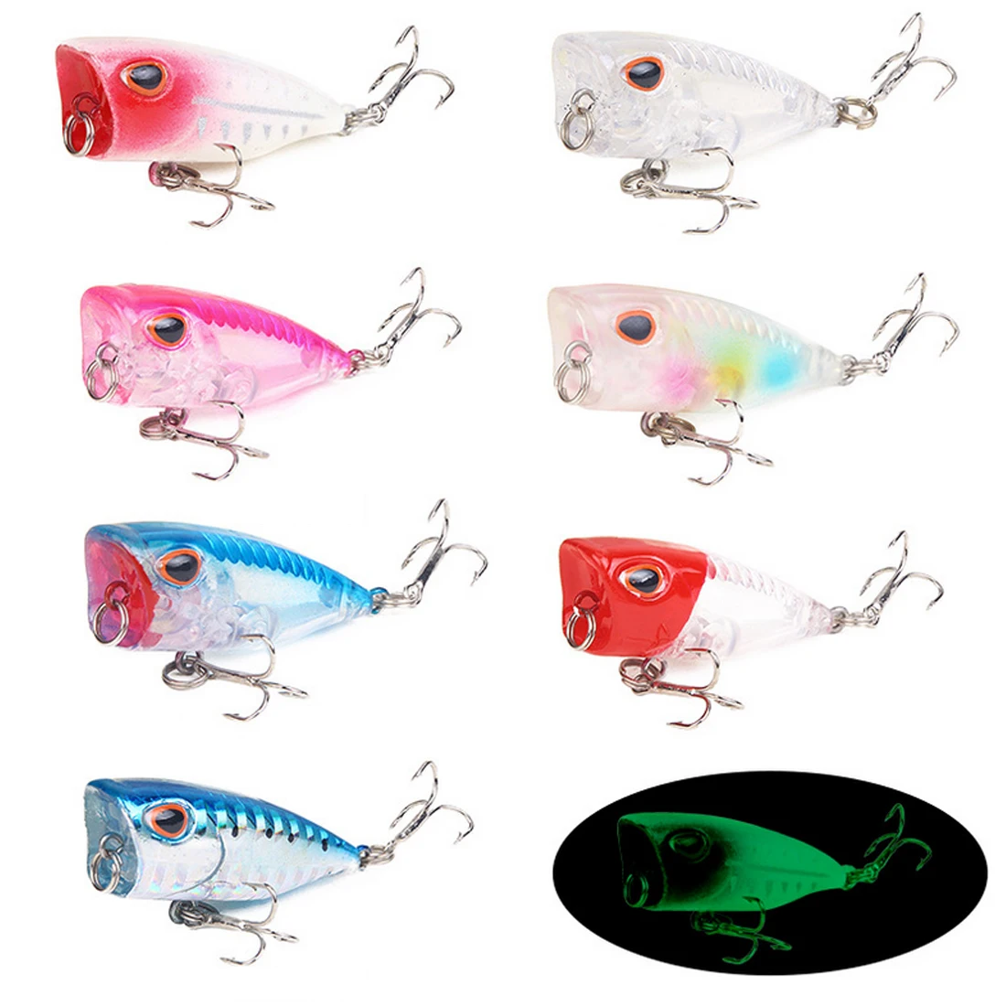 New 1Pcs 4cm 3.3g Luminous Night Fishing Topwater Popper Fishing Lure Wobblers Hard Bait Carp Fishing Isca Artificial Bait
New 1Pcs 4cm 3.3g Luminous Night Fishing Topwater Popper Fishing Lure Wobblers Hard Bait Carp Fishing Isca Artificial Bait