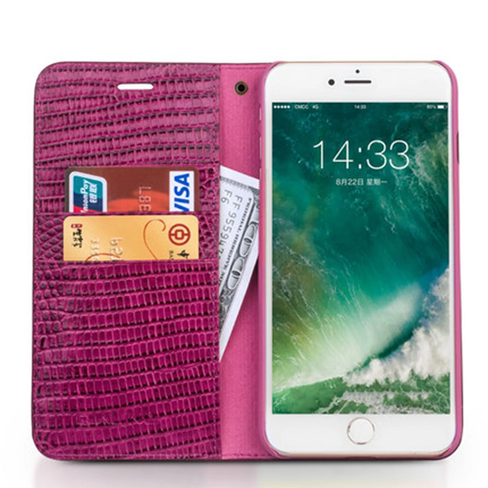2018 Promotion for Iphone X 6 6s Plus 7 8 Wallet Cover Rose Color Flip Folio Bag Genuine Alligator Pattern Cowhide
2018 Promotion for Iphone X 6 6s Plus 7 8 Wallet Cover Rose Color Flip Folio Bag Genuine Alligator Pattern Cowhide