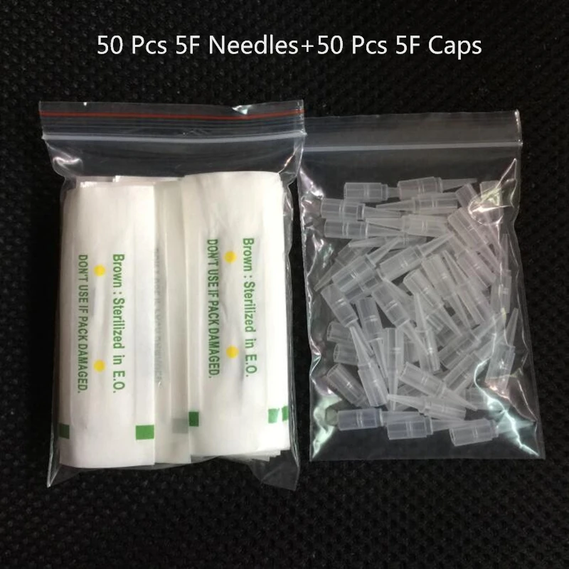 50Pcs 5F needles and 50pcs 5F tips For Permanent Makeup Good Quality Traditional Tattoo Needles Independent Package
50Pcs 5F needles and 50pcs 5F tips For Permanent Makeup Good Quality Traditional Tattoo Needles Independent Package