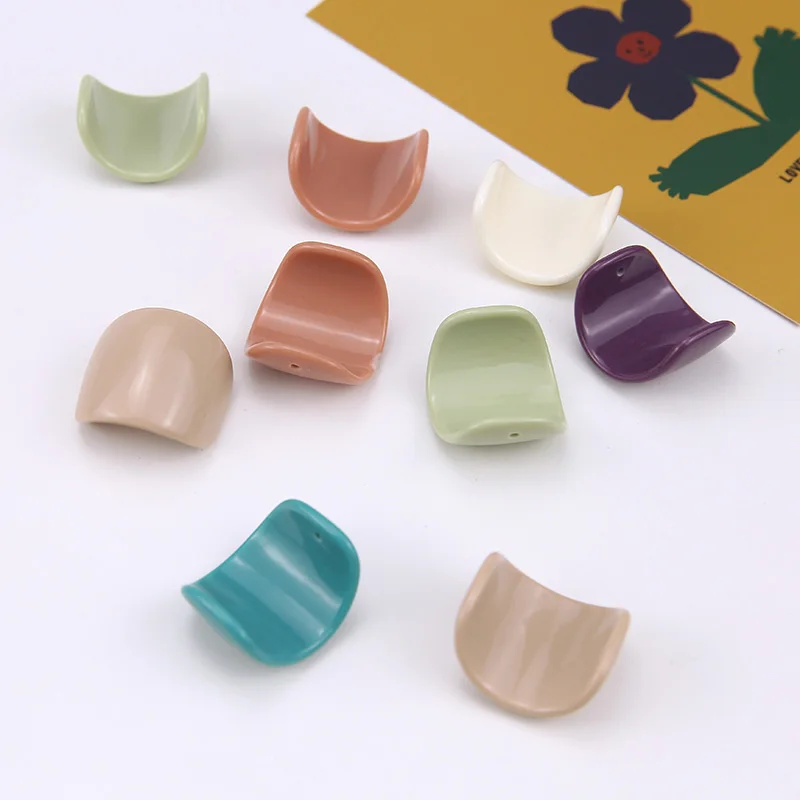 Newest 30pcs/lot 25*28mm color print geometry Convex curve radian shape resin beads diy jewelry earring/garment accessory
Newest 30pcs/lot 25*28mm color print geometry Convex curve radian shape resin beads diy jewelry earring/garment accessory