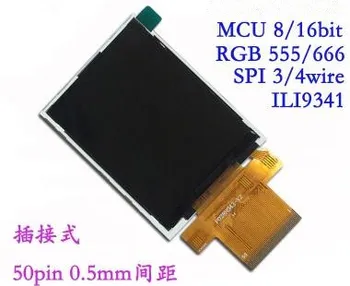 2.8 inch 50P SPI RGB TFT LCD Screen with Touch Panel ILI9341 Drive IC 240*320 MCU 8/16Bit Interface
2.8 inch 50P SPI RGB TFT LCD Screen with Touch Panel ILI9341 Drive IC 240*320 MCU 8/16Bit Interface