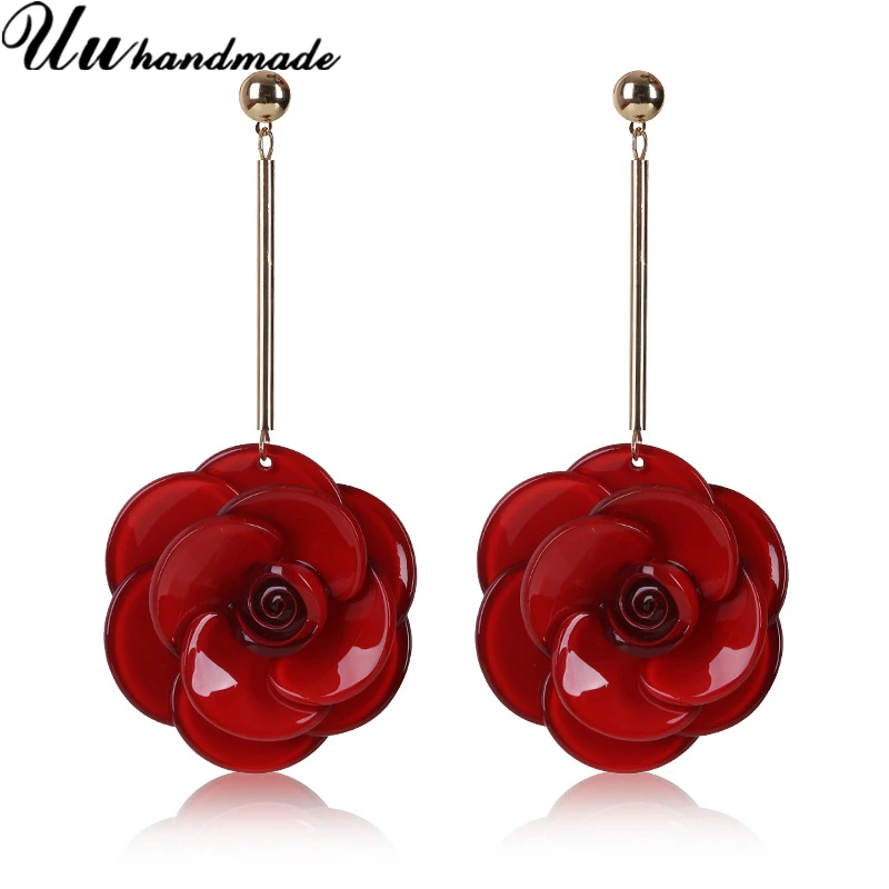 Earring Acrylic Flower Earrings for Women Red Long Earing Fashion Jewelry Earings Brincos Orecchini Brinco Oorbellen Pendientes
Earring Acrylic Flower Earrings for Women Red Long Earing Fashion Jewelry Earings Brincos Orecchini Brinco Oorbellen Pendientes