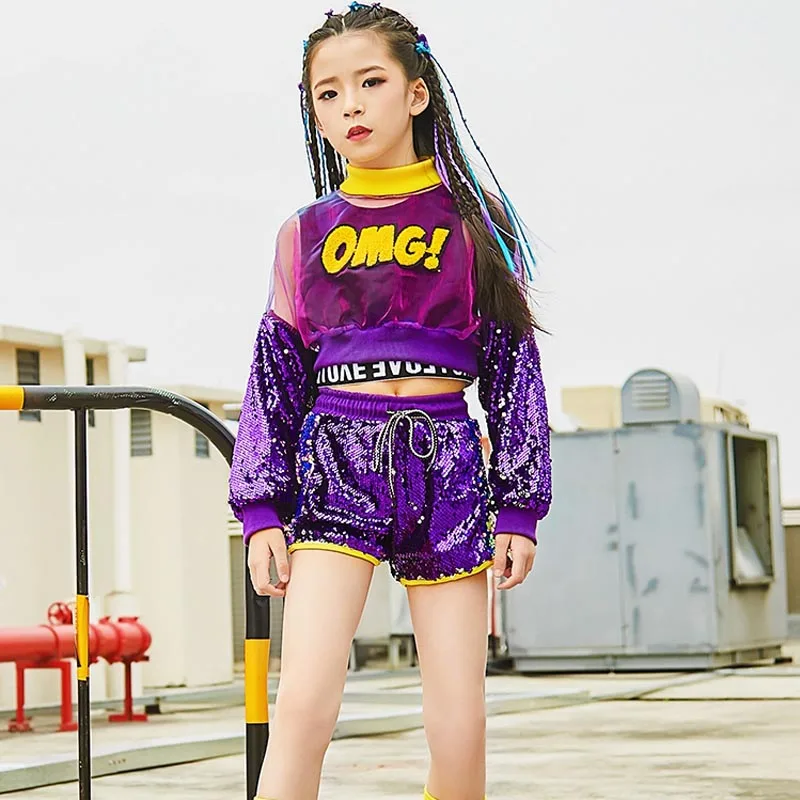 Girl Jazz Costumes Kids Fashion 5 Colors Sequins Clothes Hiphop Dance Children'S Day Performance Clothes Kids Jazz Wear DQL324
Girl Jazz Costumes Kids Fashion 5 Colors Sequins Clothes Hiphop Dance Children'S Day Performance Clothes Kids Jazz Wear DQL324