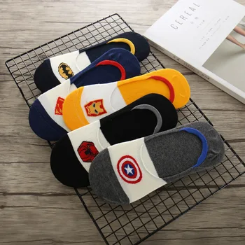 Summer Cartoon Cotton Batman Superman Men's Boat Socks Set Summer Breathable Casual Men's Funny Socks Cotton New
Summer Cartoon Cotton Batman Superman Men's Boat Socks Set Summer Breathable Casual Men's Funny Socks Cotton New