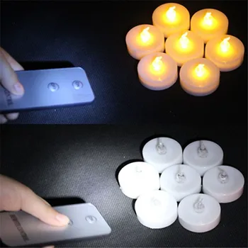 Pack of 6 Electronic LED Candle Flickering Tea Light Amber Glow With Remote Control LED Candle Party Flameless
Pack of 6 Electronic LED Candle Flickering Tea Light Amber Glow With Remote Control LED Candle Party Flameless