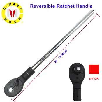 C-MART tools CR-V 3/4DR Heavy Duty Teeth Ratchet Wrench 72 Teeth Quick Release Ratchet Socket Wrench A Type Hand Repairing Tool
C-MART tools CR-V 3/4DR Heavy Duty Teeth Ratchet Wrench 72 Teeth Quick Release Ratchet Socket Wrench A Type Hand Repairing Tool
