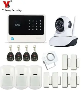 YobangSecurity G90B 2.4G WiFi GSM Wireless Burglar Alarm System APP Control IP Camera PIR Motion Detector Door Sensor
YobangSecurity G90B 2.4G WiFi GSM Wireless Burglar Alarm System APP Control IP Camera PIR Motion Detector Door Sensor