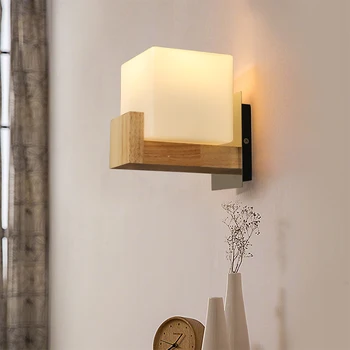 Simple bedroom bedside wall lamp ladder aisle wood art glass wall lamp wood color personality tea room building lw529422py
Simple bedroom bedside wall lamp ladder aisle wood art glass wall lamp wood color personality tea room building lw529422py