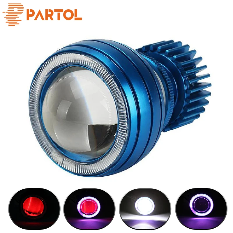 Partol Motorcycle LED Headlight Angel Devil Eye CCFL Hi-Lo Beam 12V 2200lm For Honda Kawasaki Yamaha Aprilia Motor Bike
Partol Motorcycle LED Headlight Angel Devil Eye CCFL Hi-Lo Beam 12V 2200lm For Honda Kawasaki Yamaha Aprilia Motor Bike